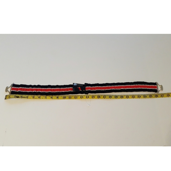 💎NWT Express Pink B&W Beaded Stretch Belt - Picture 4 of 5